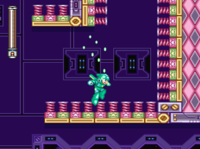 Mega Man 7 screenshot - Spring Man